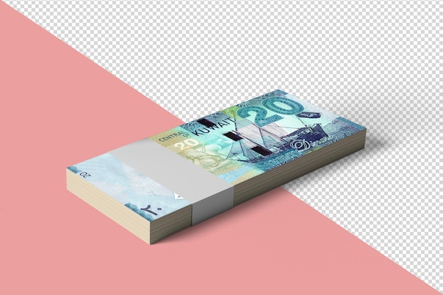 クウェート・ディナール紙幣 (PSD) 20枚