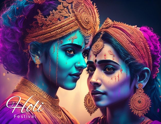 PSD psd banner for holi festival