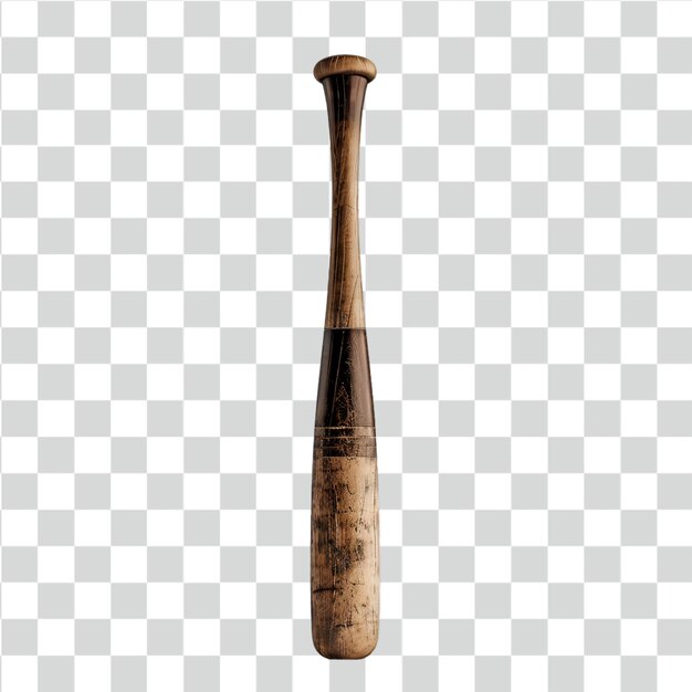 Psd baseball bat on transparent background