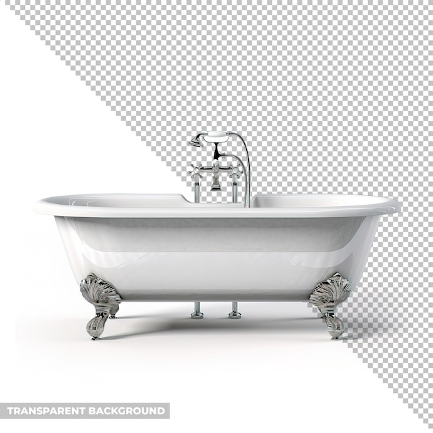 psd bathtub isolated without background