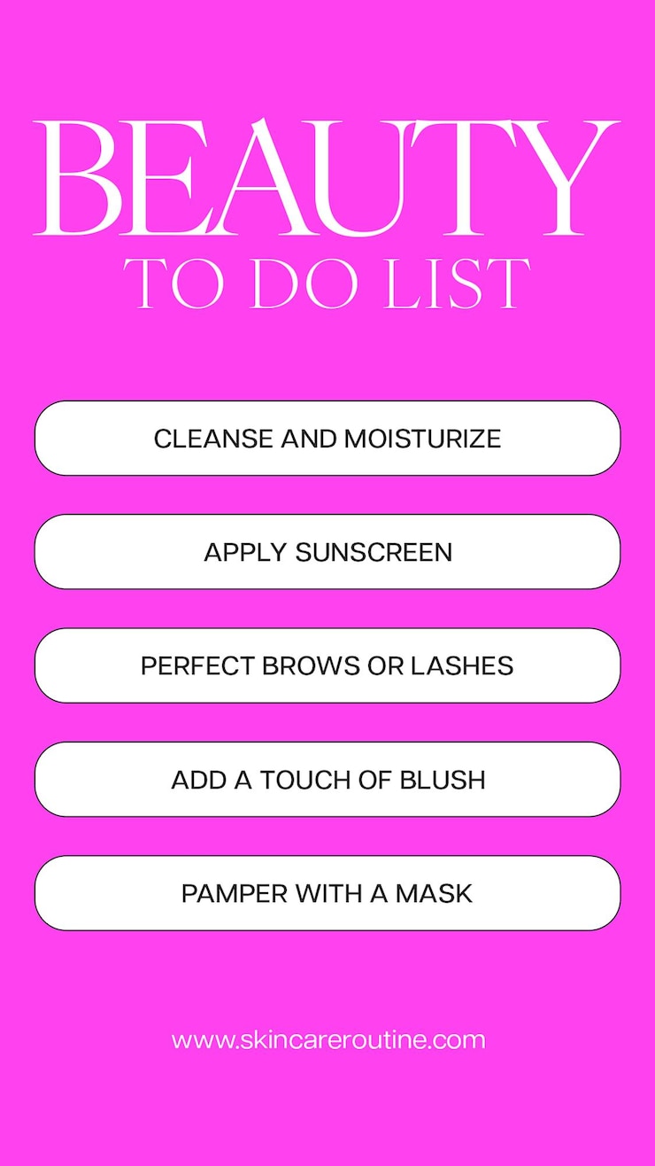 PSD psd beauty to do list instagram story template