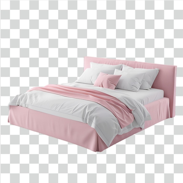 PSD psd bed on transparent background