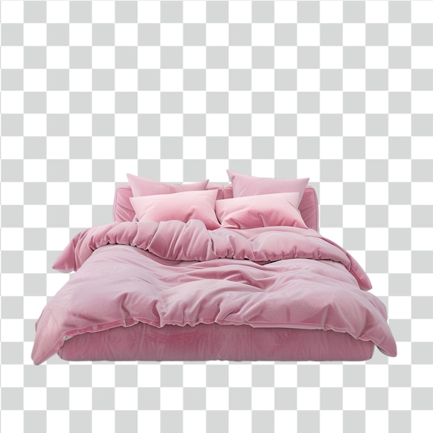 Psd bed on transparent background