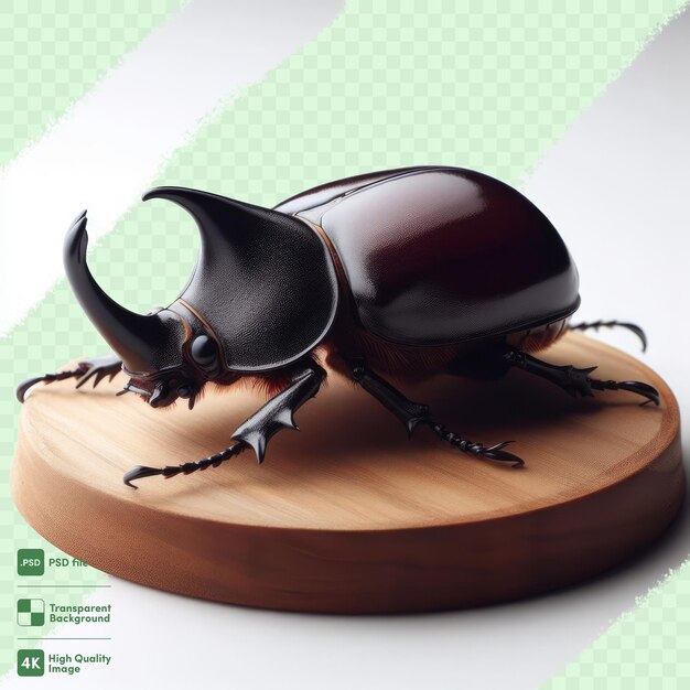 PSD psd beetle transparent background