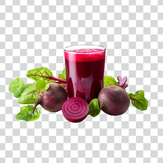 Psd beetroot juice transparent background