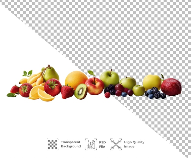 PSD psd best fruits isolated