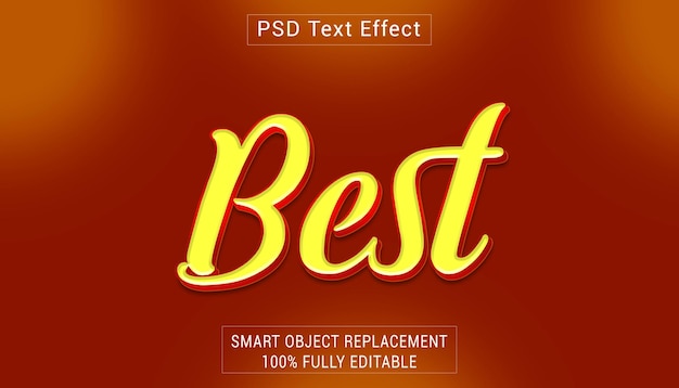 PSD 최고의 로고 텍스트 스타일 효과