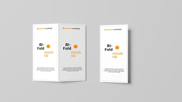 PSD Bi fold Brochure mockup