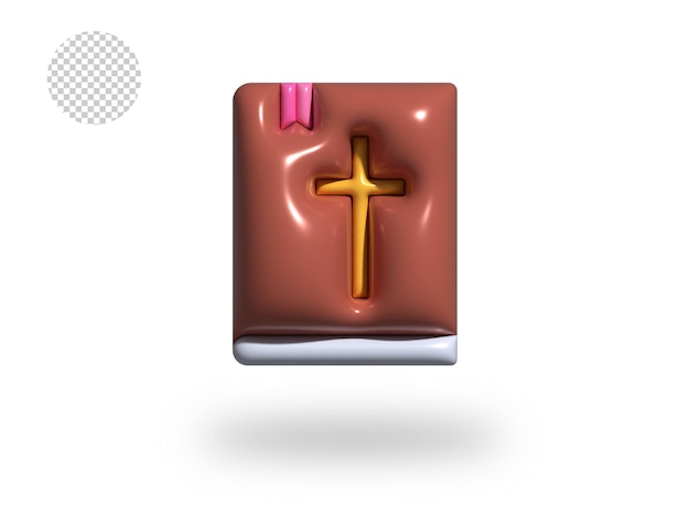 PSD psd bible transparent comic bubble icon 3d render illustration