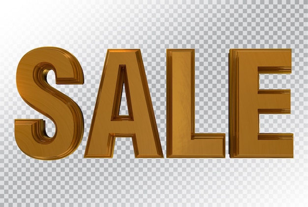 PSD big sale text style effect