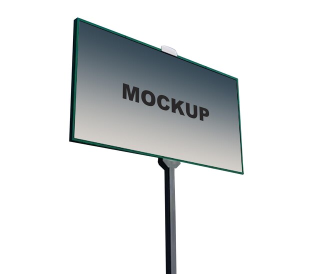 PSD mockup를 위한 psd bill 보드 디자인