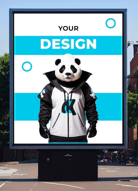 PSD psd billboard mockup.