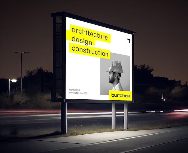 PSD billboard mockup