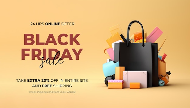 PSD psd black friday event banner poster