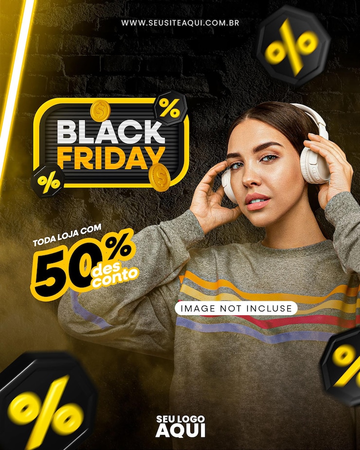 PSD psd black friday super sale social media banner sjabloon
