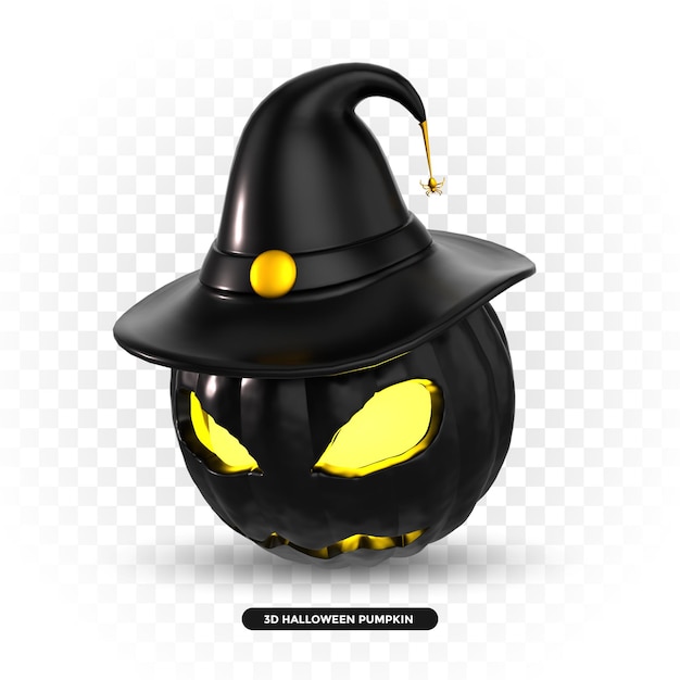 PSD psd 黒の怖いカボチャのハロウィーンのおやつやトリック