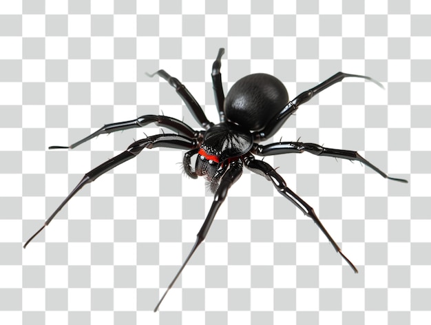 PSD psd black widow isolated on transparent background