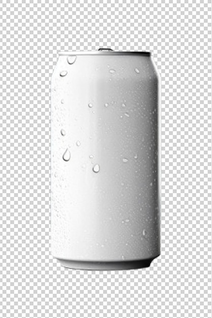 PSD (blank aluminum soda) izolowany na białym tle