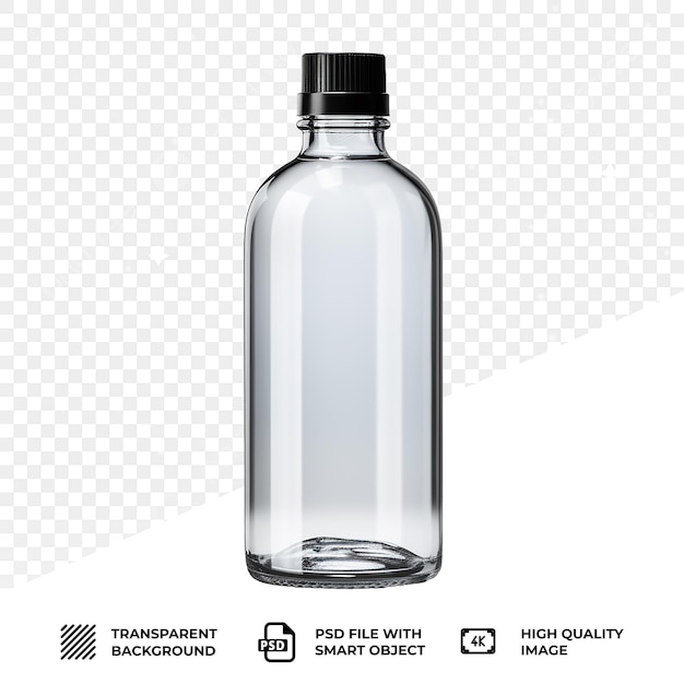 PSD psd bleach bottle isolated on transparent background