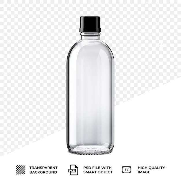 PSD psd bleach bottle isolated on transparent background