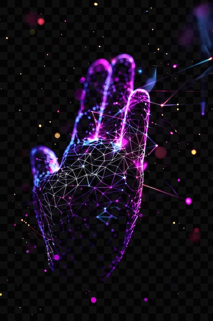 PSD psd blockchain identiteitsverificatie met abstract biometric aut glowing aandelenmarkt achtergrond