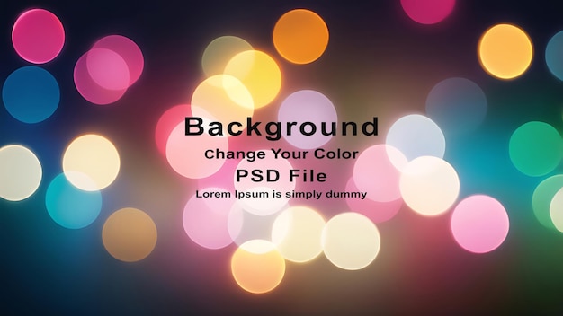 psd blue and pink blur background with blurry lights colorful abstract bokeh