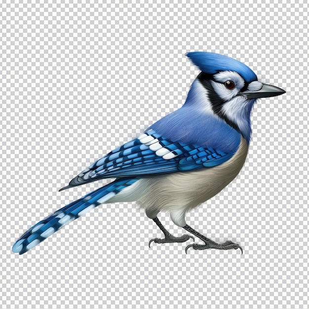 PSD blue jay isolated on transparent background HD PNG