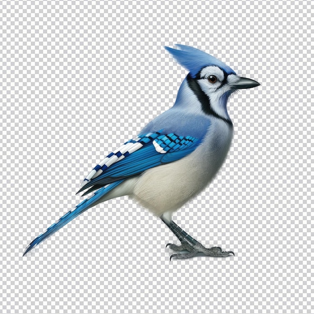 PSD blue jay isolated on transparent background HD PNG