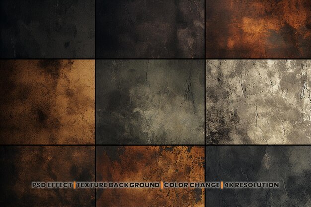 PSD psd blue and orange grunge textured background