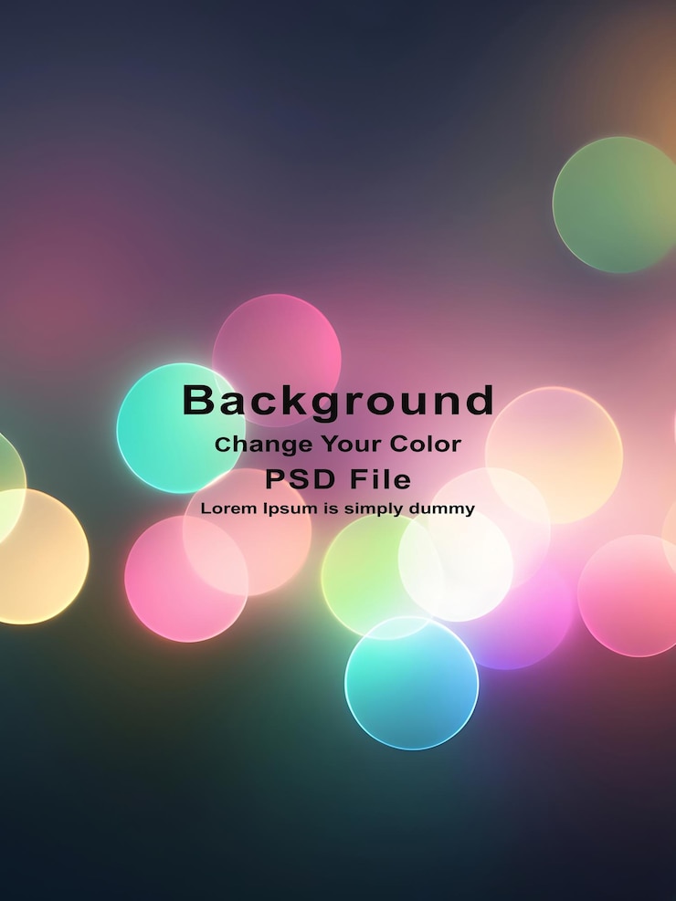 PSD psd blue and pink blur background with blurry lights colorful abstract bokeh