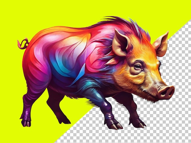 PSD psd of boar transparent background