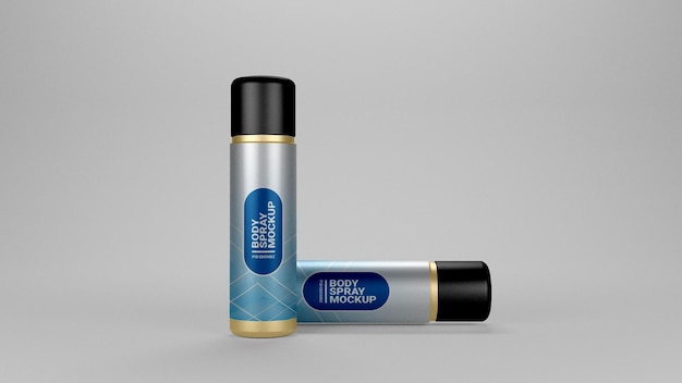 PSD psd body spray bottle mockup