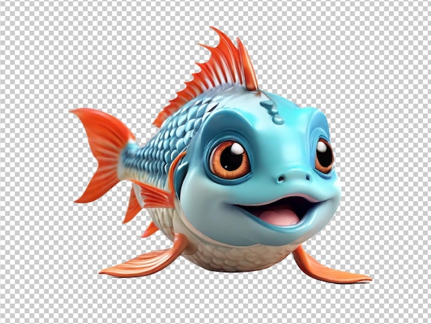 PSD psd of a boga fish on transparent background