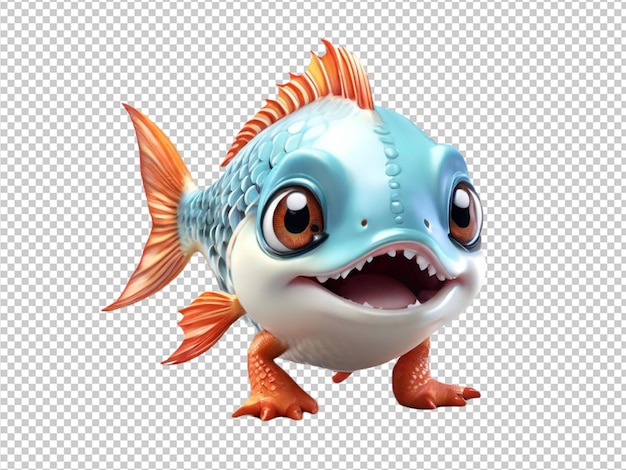 PSD psd of a boga fish on transparent background