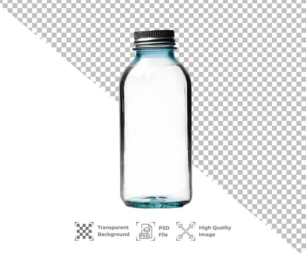 PSD psd bottle isolated on transparent background