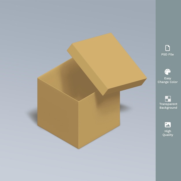 PSD 상자 포장 3D