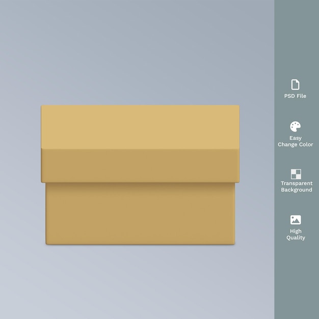 PSD confezione di scatole psd 3d