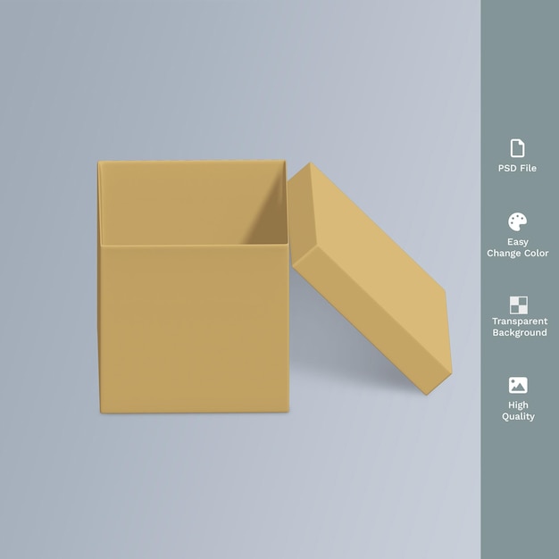 PSD psd box packaging 3d