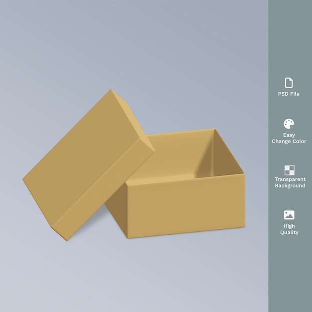 PSD 상자 포장 3D