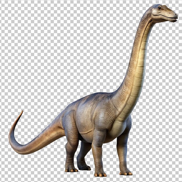 Psd of a brachiosaurus on transparent background