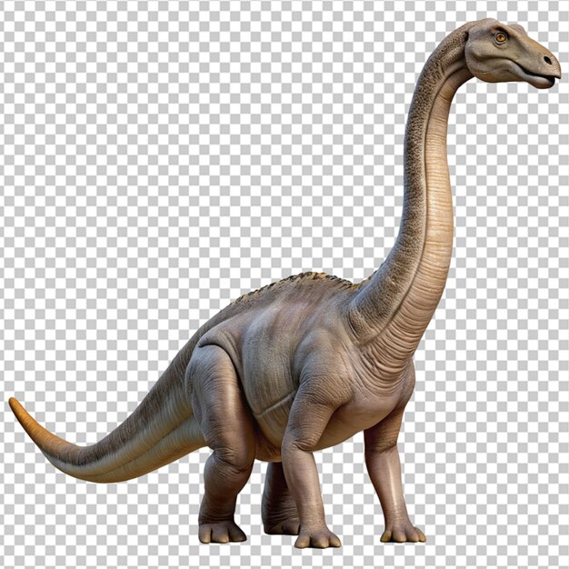 PSD psd of a brachiosaurus on transparent background