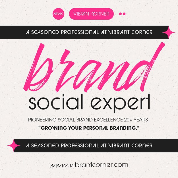 PSD psd brand social expert design для социальных сетей и шаблонов постов в instagram