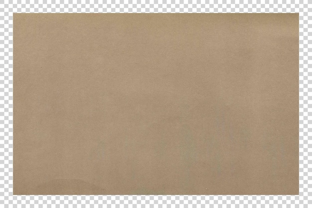 PSD Brązowa tekstura papieru minimalistyczna na przezroczystym tle