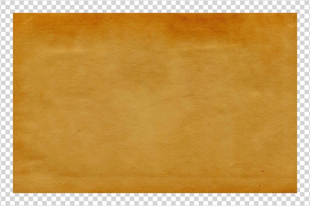 PSD Brązowa tekstura papieru minimalistyczna na przezroczystym tle