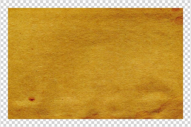 PSD Brązowa tekstura papieru minimalistyczna na przezroczystym tle