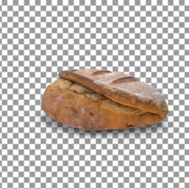 Psd bread on isolated and transparent background