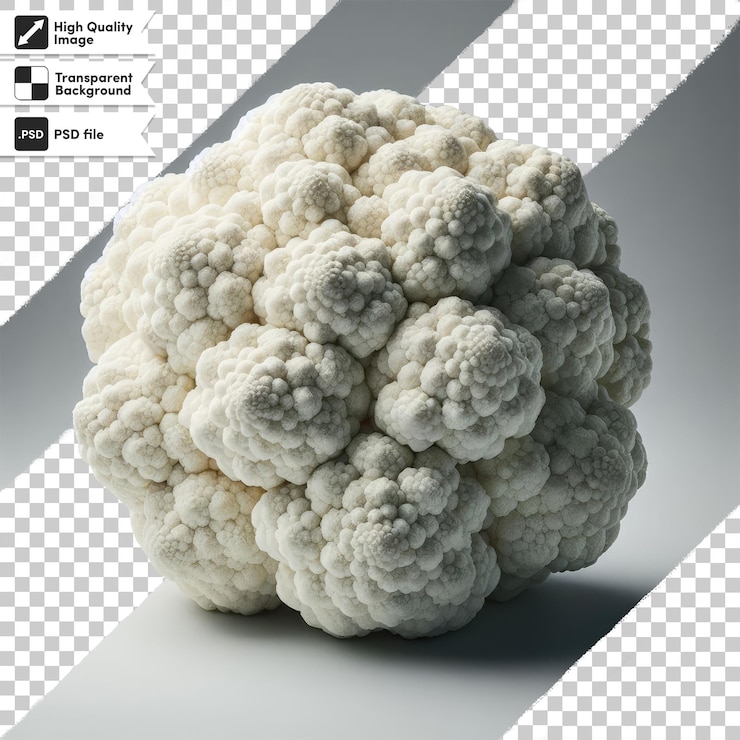 PSD psd broccoli and cauliflower on transparent background