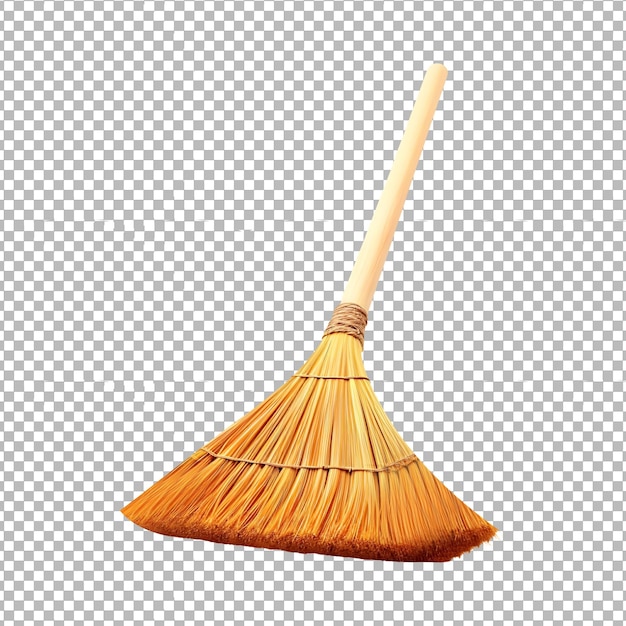 투명한 배경에 분리 된 Psd Broomstick