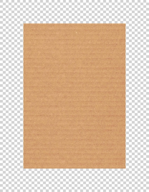 PSD psd brown paper texture on transparent background