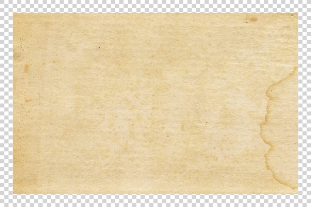 PSD psd brown paper texture on transparent background